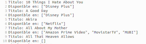 Resultado del procesamiento de watchlist